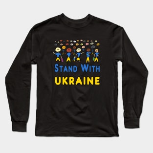 Stand With Ukraine Long Sleeve T-Shirt